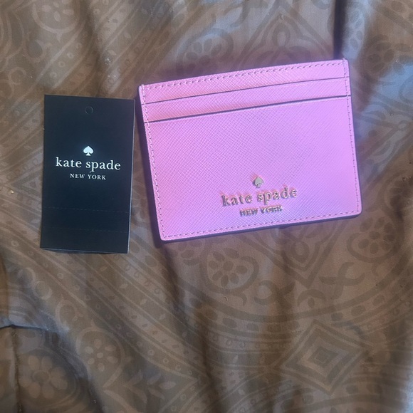 kate spade Handbags - Kate Spade Vibrant Pink Card Case